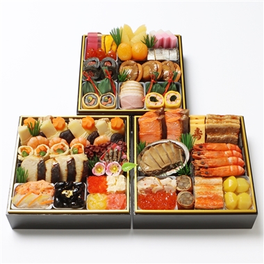 57＜京・料亭 わらびの里＞和風料亭おせち三段重