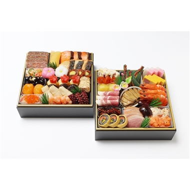 58＜京・料亭 わらびの里＞和洋料亭おせち二段重