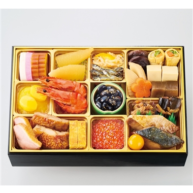 94【12月30日（水）配達指定】＜にんべん＞「東京・日本橋」和の華　一段重（冷凍）