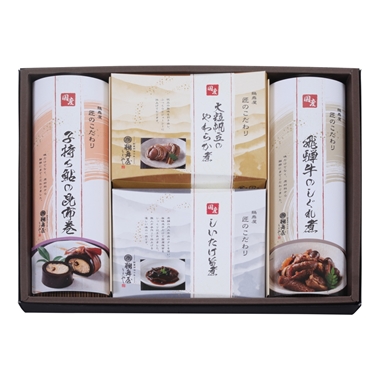 <鵜舞屋>国産佃煮・昆布巻詰合せ