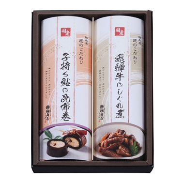 <鵜舞屋>国産佃煮・昆布巻詰合せ