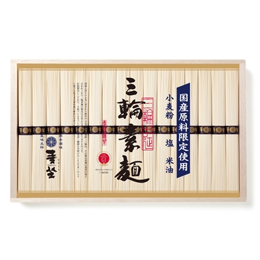 ＜巽製粉＞麦坐　国産原料限定使用　三輪素麺