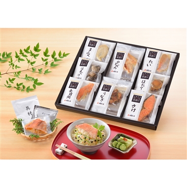 ＜日高本店＞魚膳 切身だし茶漬け詰合せ