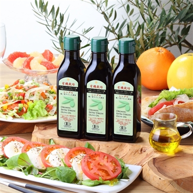 ＜日本オリーブ＞有機栽培エキストラバージンオリーブオイル