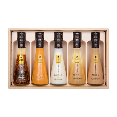 <セゾンファクトリー>ドレッシング5本詰合せ