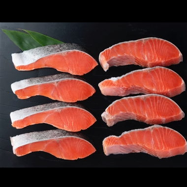 <味の十字屋>紅鮭切身詰合せ