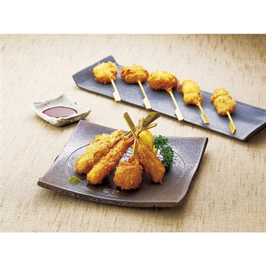 <ANA’s FRESH SELECTION 彩~いろどりコース~><大阪・串重>人気の串揚げ27本集いセット