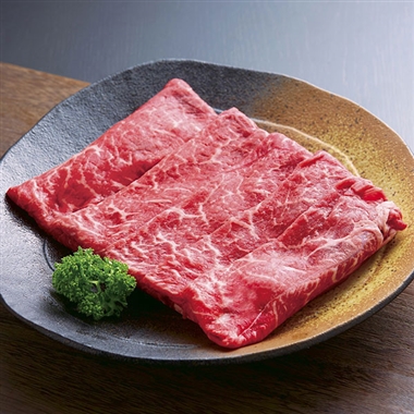 <ANA’s FRESH SELECTION 彩~いろどりコース~>熊本県産味彩牛すき焼・しゃぶしゃぶ用 350g