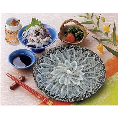 <ANA’s FRESH SELECTION 趣~おもむきコース~>とらふぐ刺身セット