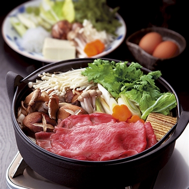 <ANA’s FRESH SELECTION 趣~おもむきコース~><肉の大橋亭>黒毛和牛すきやき用 450g