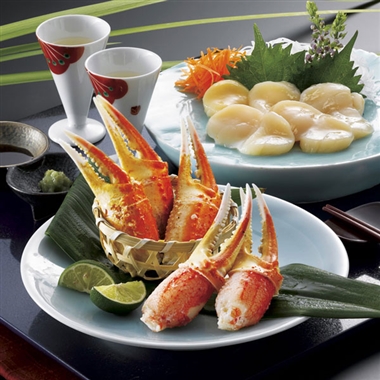 <ANA’s FRESH SELECTION 粋~いきコース~>ボイルずわいがに 爪・帆立貝柱詰合せ