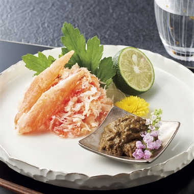 <ANA’s FRESH SELECTION 麗~うるわしコース~>ゆでずわい蟹盛り