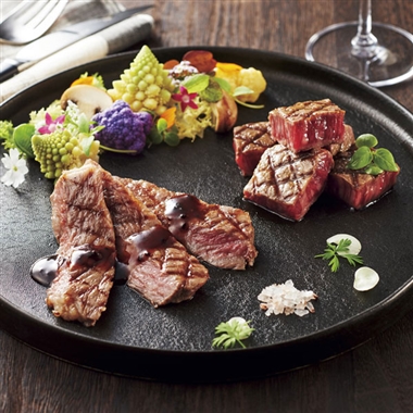 <ANA’s FRESH SELECTION 麗~うるわしコース~><モリタ屋>黒毛和牛ステーキセット
