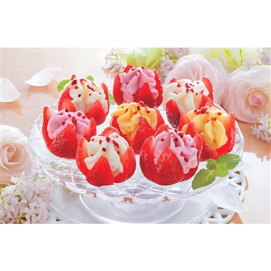 <博多あまおう>花いちごのアイス