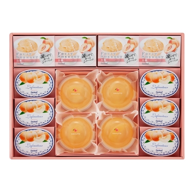 ＜ゴンチャロフ＞白桃づくしのデザートセット