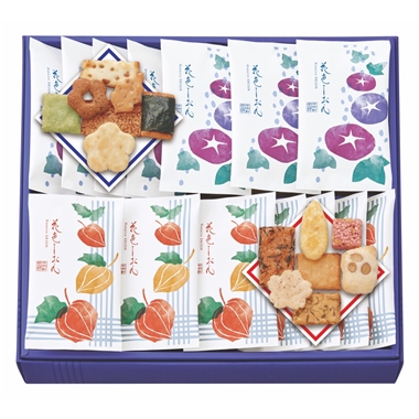 ＜中央軒煎餅＞花色しおん 夏