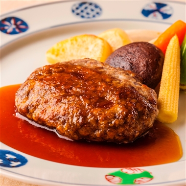 <浅草今半>黒毛和牛ハンバーグセット