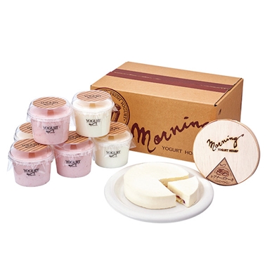 <モーニング>京成百貨店オリジナル ヨーグルト&レアチーズケーキ詰合せ