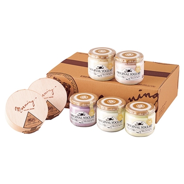 <モーニング>京成百貨店オリジナル ボトルヨーグルト&レアチーズケーキ詰合せ