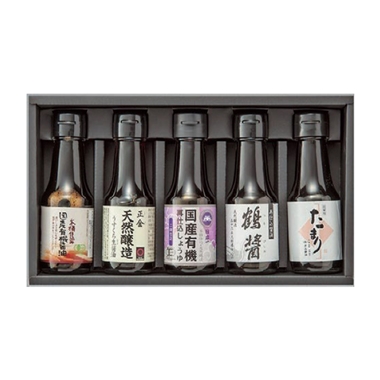 <職人醤油>職人仕立ての醤油たち しかも木桶仕込み5本セット