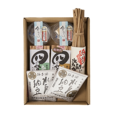 ＜水戸納豆製造＞雪の宴