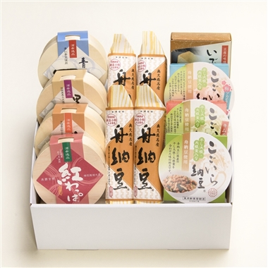 ＜舟納豆＞風呂敷包み舟納豆詰合せ