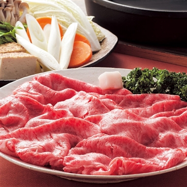 <鳥惣>常陸牛A-5 肩ロース すき焼き用